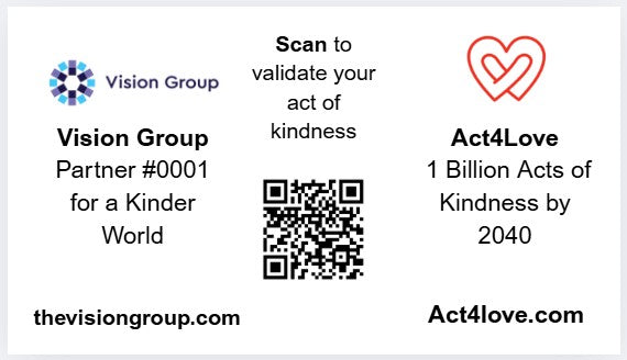 Édition Organisation Act4Love – 1 000 cartes inspirantes co-marquées (abonnement mensuel)