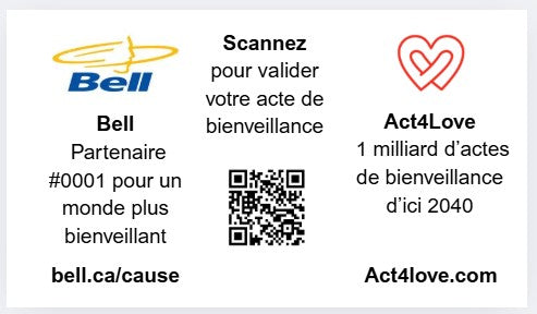 Édition Organisation Act4Love – 1 000 cartes inspirantes co-marquées (abonnement mensuel)