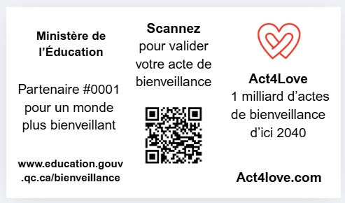 Édition Organisation Act4Love – 1 000 cartes inspirantes co-marquées (abonnement mensuel)