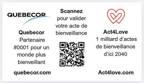Édition Organisation Act4Love – 1 000 cartes inspirantes co-marquées (abonnement mensuel)