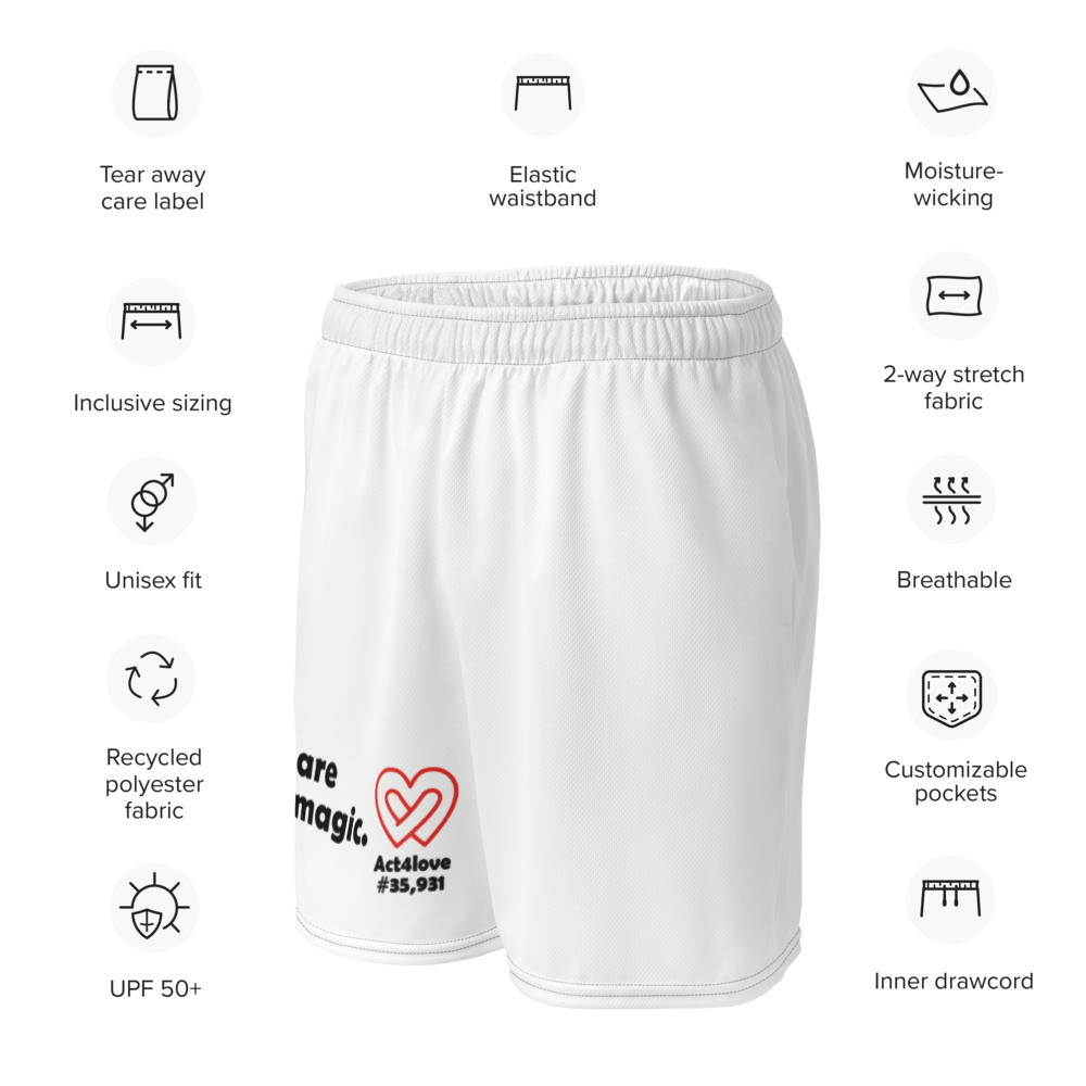 Act4love™ Uplifting Women Mesh Shorts – Limited Edition