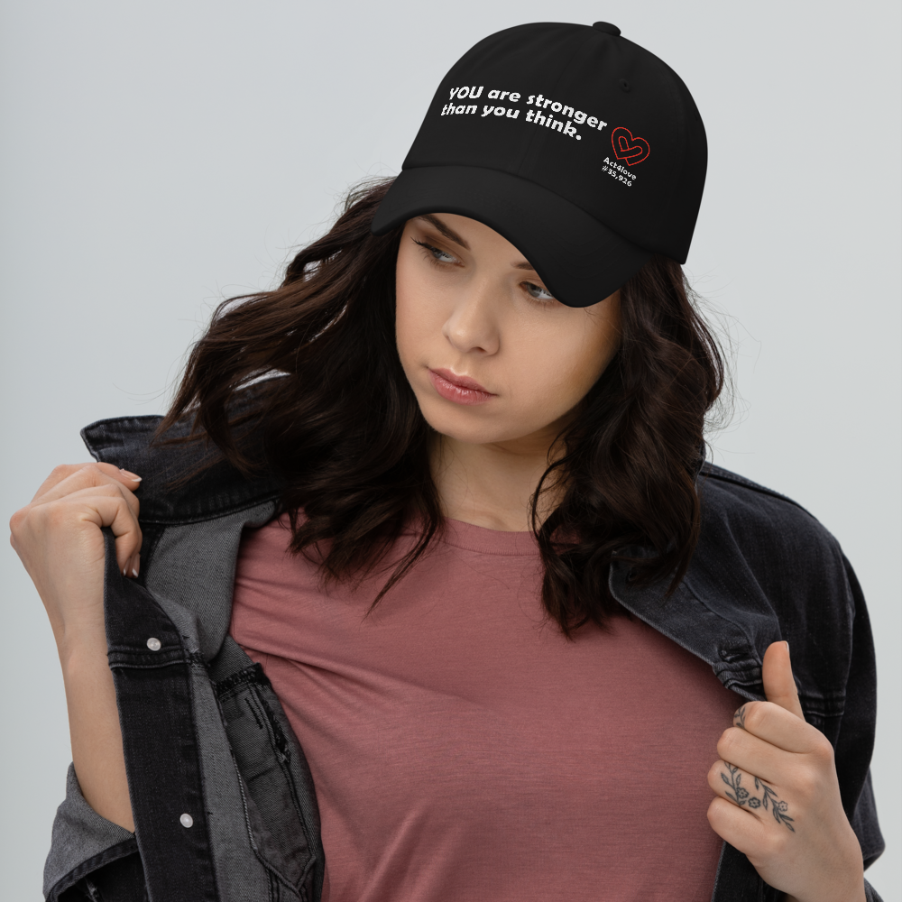 Act4love™ Uplifting Cap – White Text (Limited Edition)