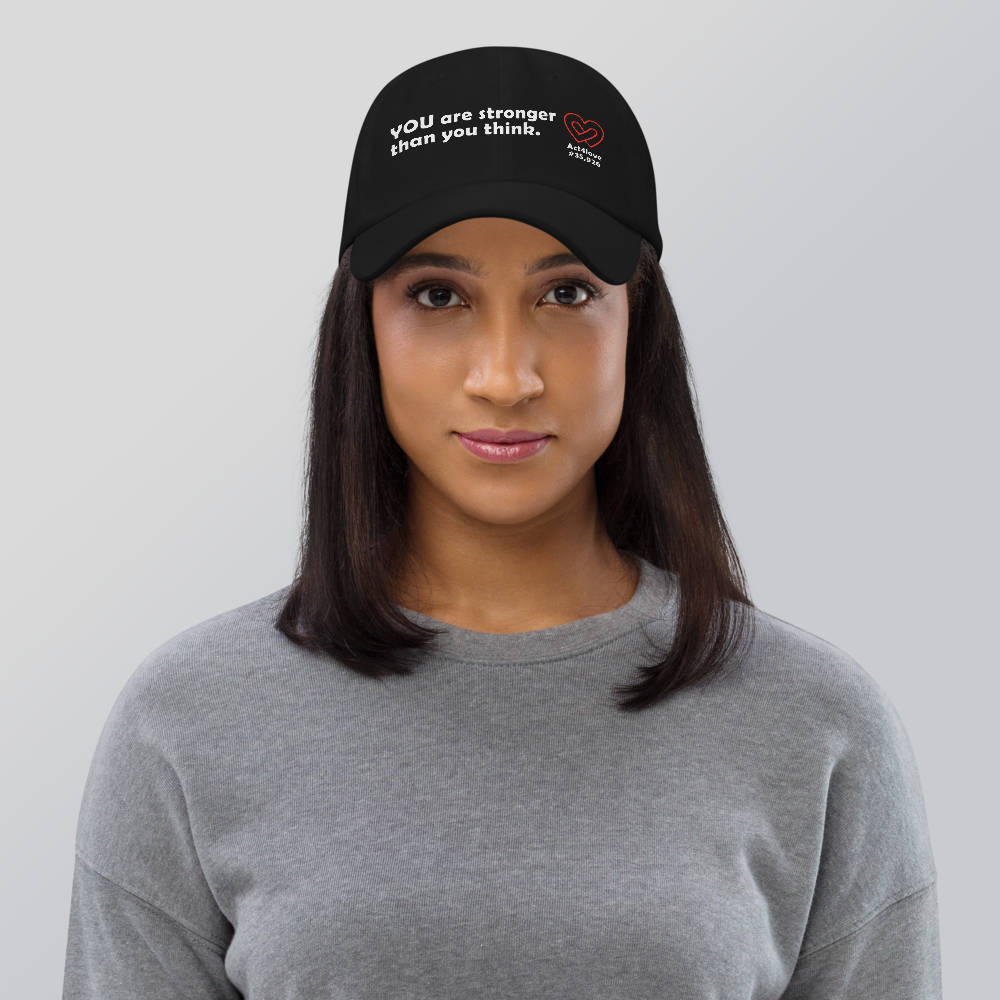 Act4love™ Uplifting Cap – White Text (Limited Edition)