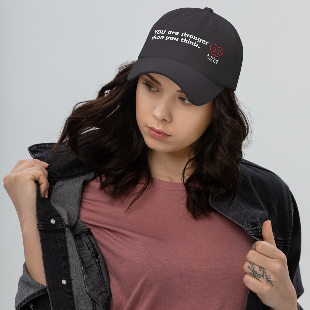 Act4love™ Uplifting Cap – White Text (Limited Edition)