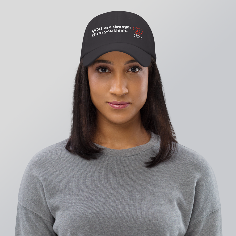 Act4love™ Uplifting Cap – White Text (Limited Edition)