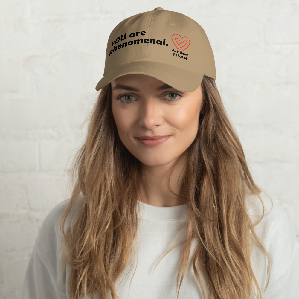 Act4love™ Uplifting Cap – Black Text (Limited Edition)