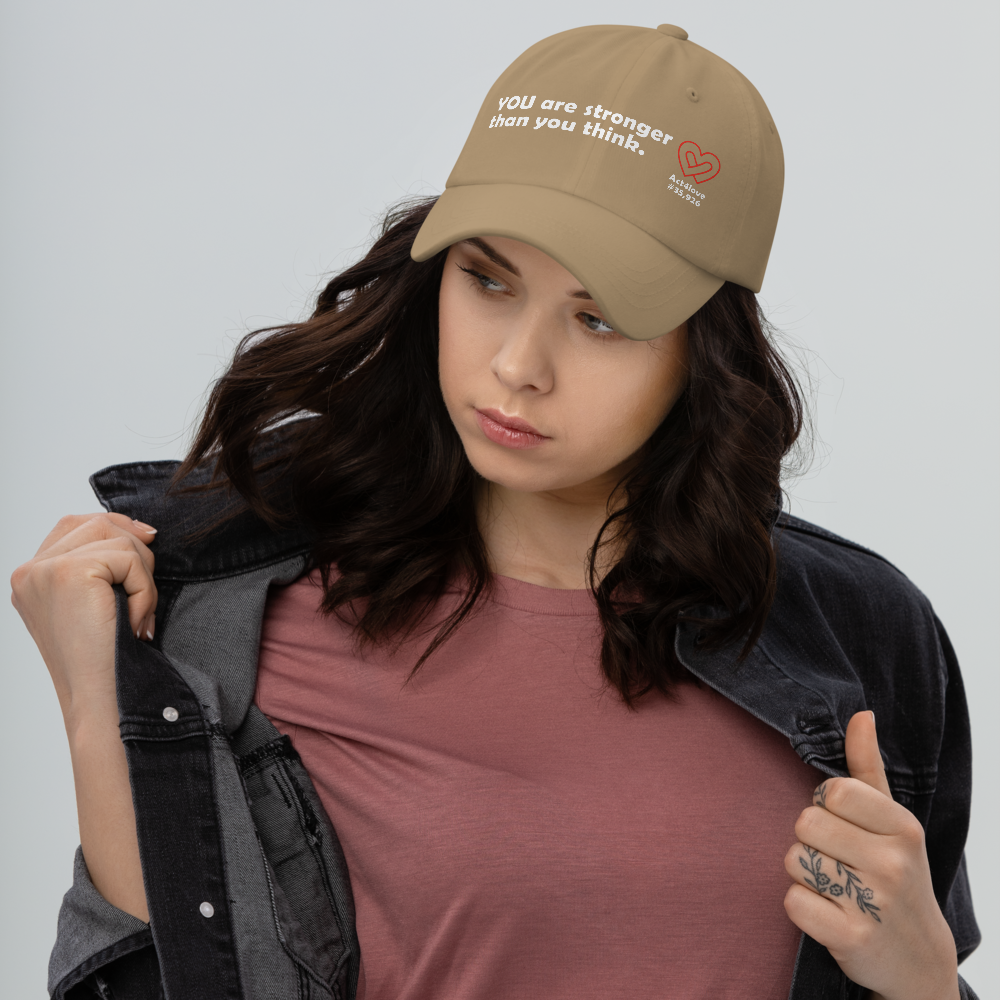 Act4love™ Uplifting Cap – White Text (Limited Edition)