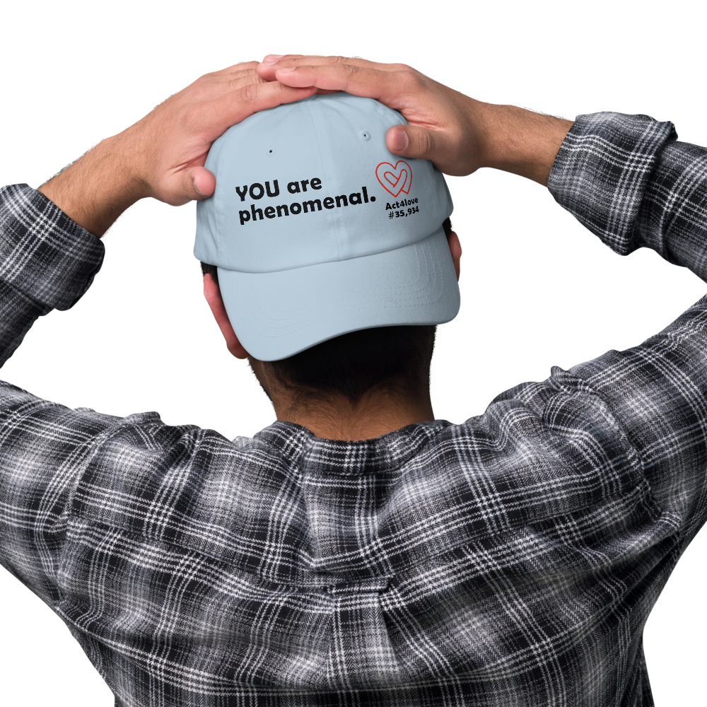 Act4love™ Uplifting Cap – Black Text (Limited Edition)