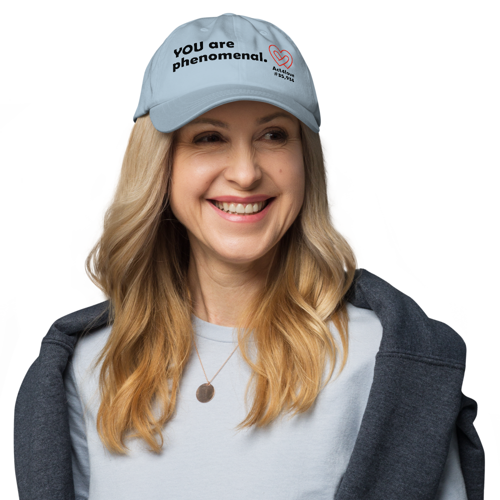 Act4love™ Uplifting Cap – Black Text (Limited Edition)