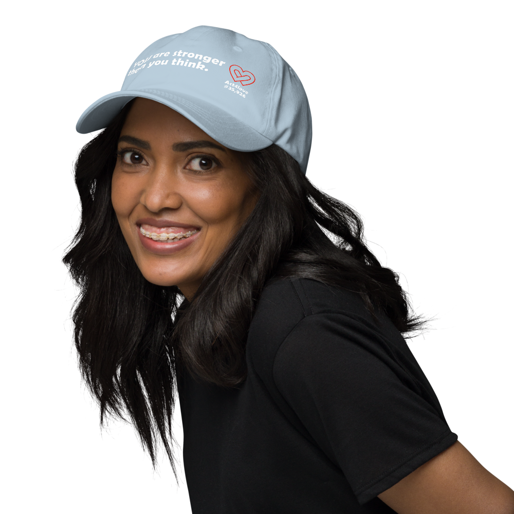 Act4love™ Uplifting Cap – White Text (Limited Edition)