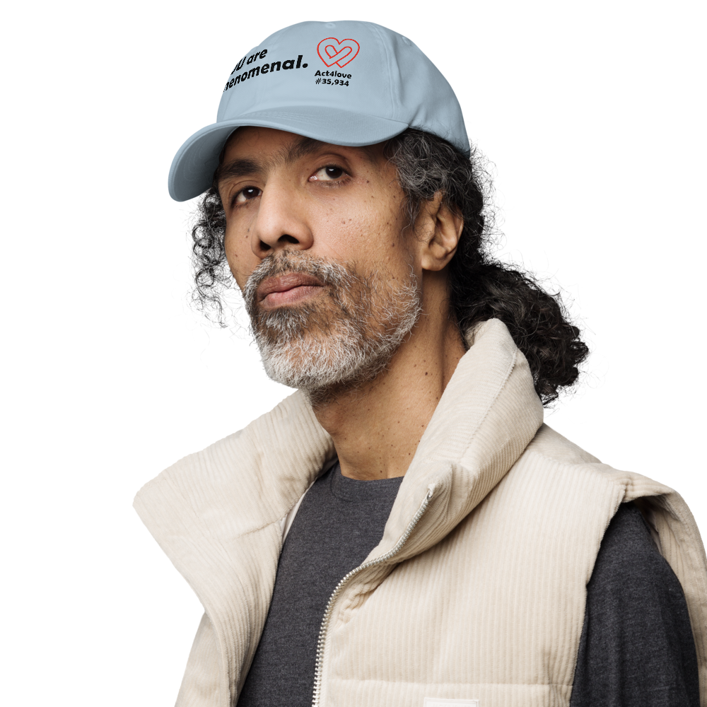 Act4love™ Uplifting Cap – Black Text (Limited Edition)