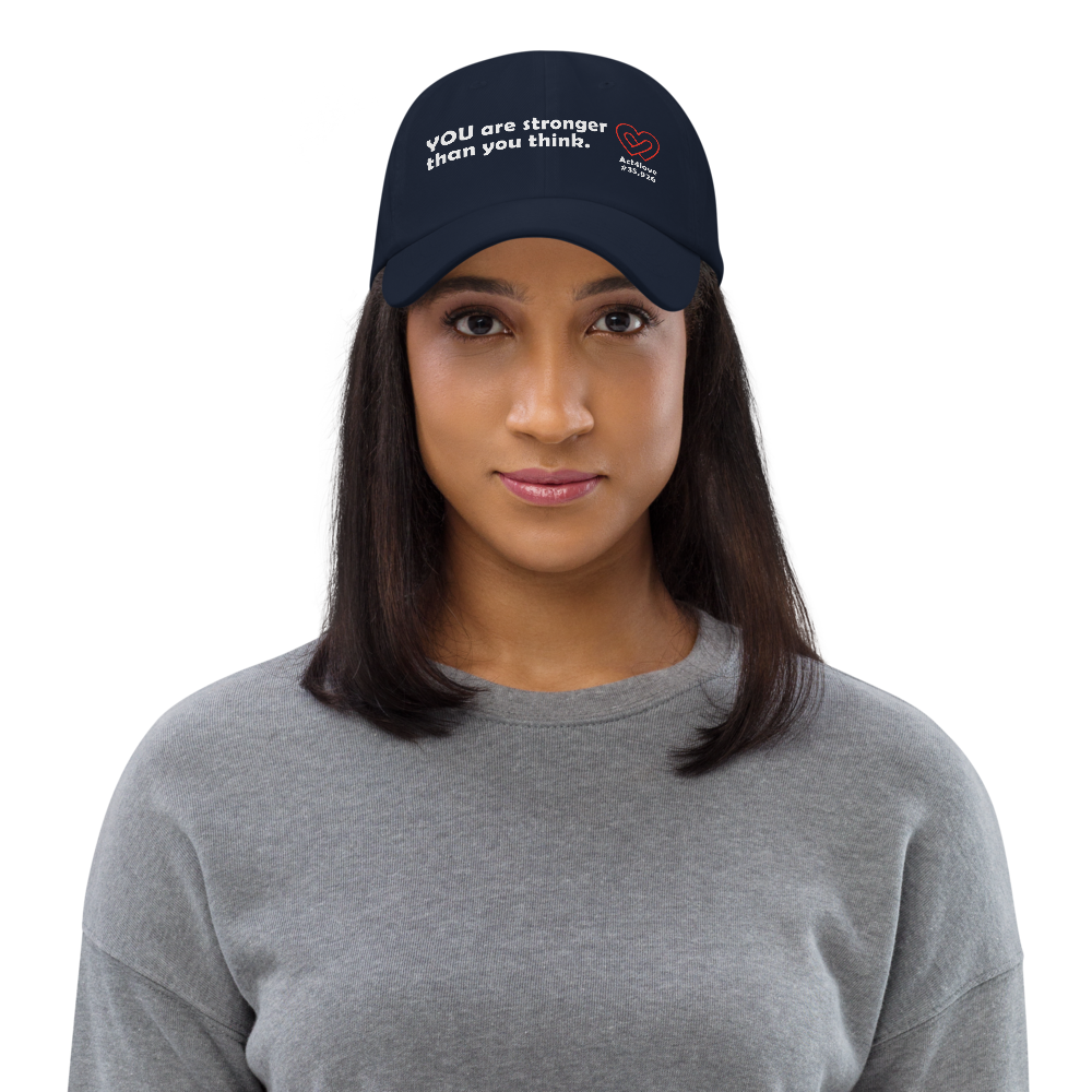Act4love™ Uplifting Cap – White Text (Limited Edition)