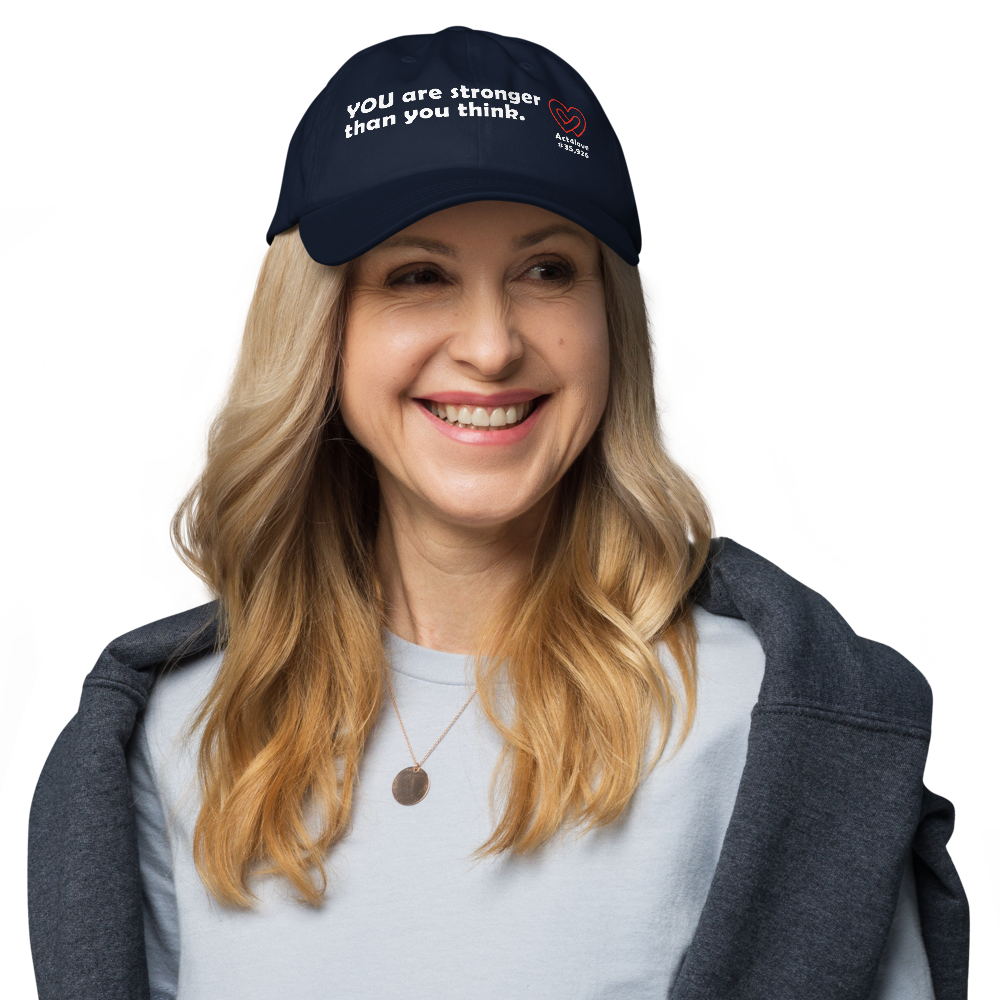 Act4love™ Uplifting Cap – White Text (Limited Edition)