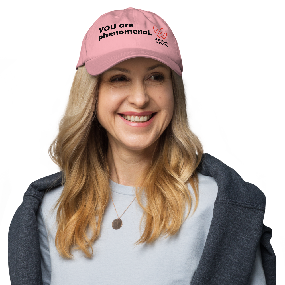 Act4love™ Uplifting Cap – Black Text (Limited Edition)