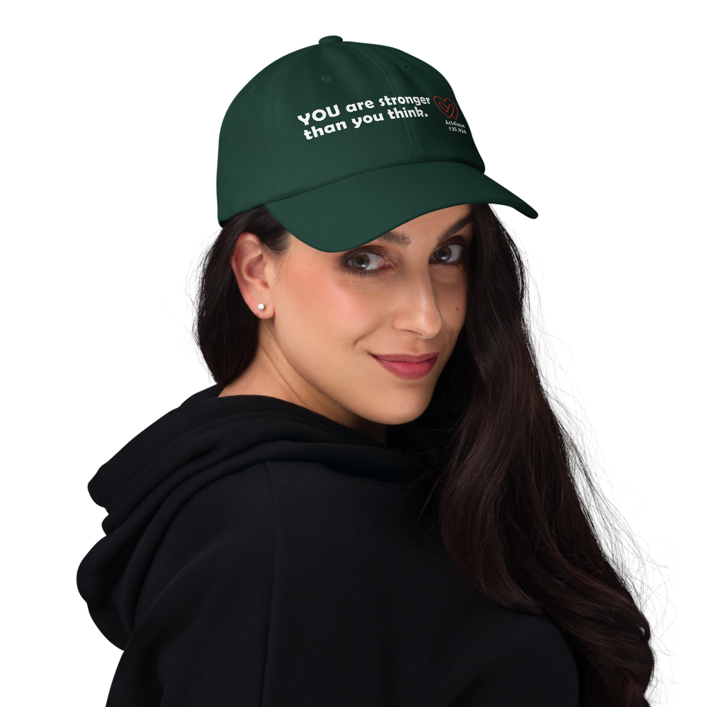 Act4love™ Uplifting Cap – White Text (Limited Edition)