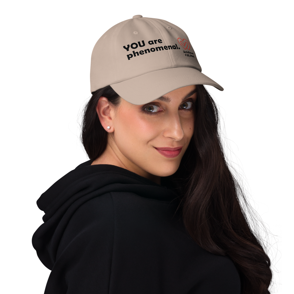 Act4love™ Uplifting Cap – Black Text (Limited Edition)