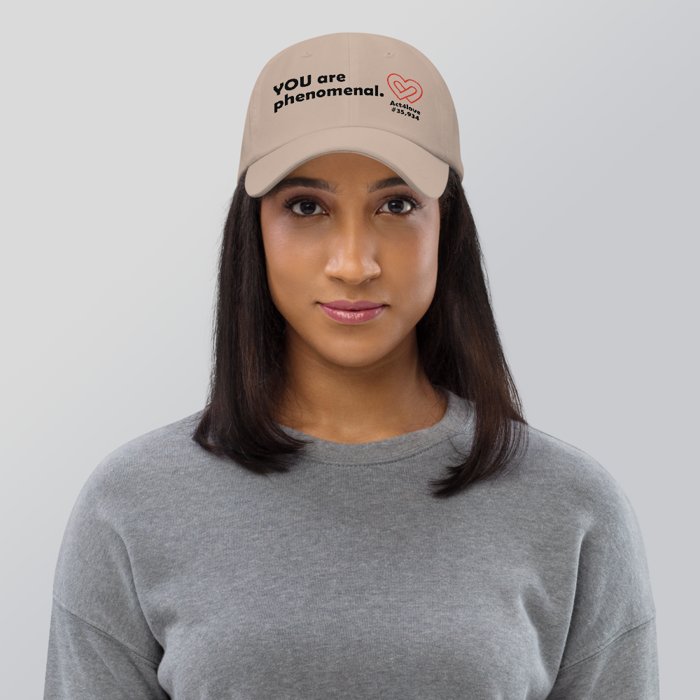 Act4love™ Uplifting Cap – Black Text (Limited Edition)