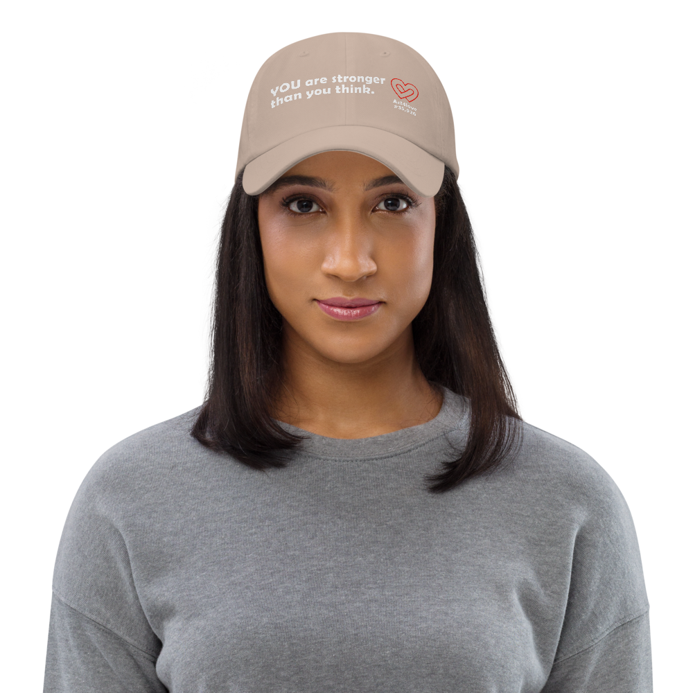Act4love™ Uplifting Cap – White Text (Limited Edition)