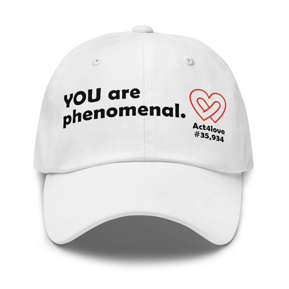Act4love™ Uplifting Cap – Black Text (Limited Edition)