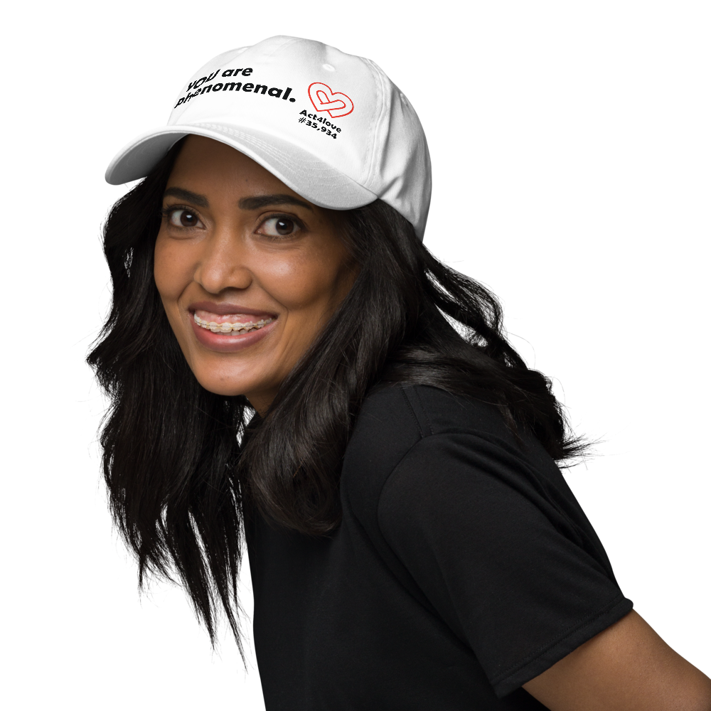 Act4love™ Uplifting Cap – Black Text (Limited Edition)