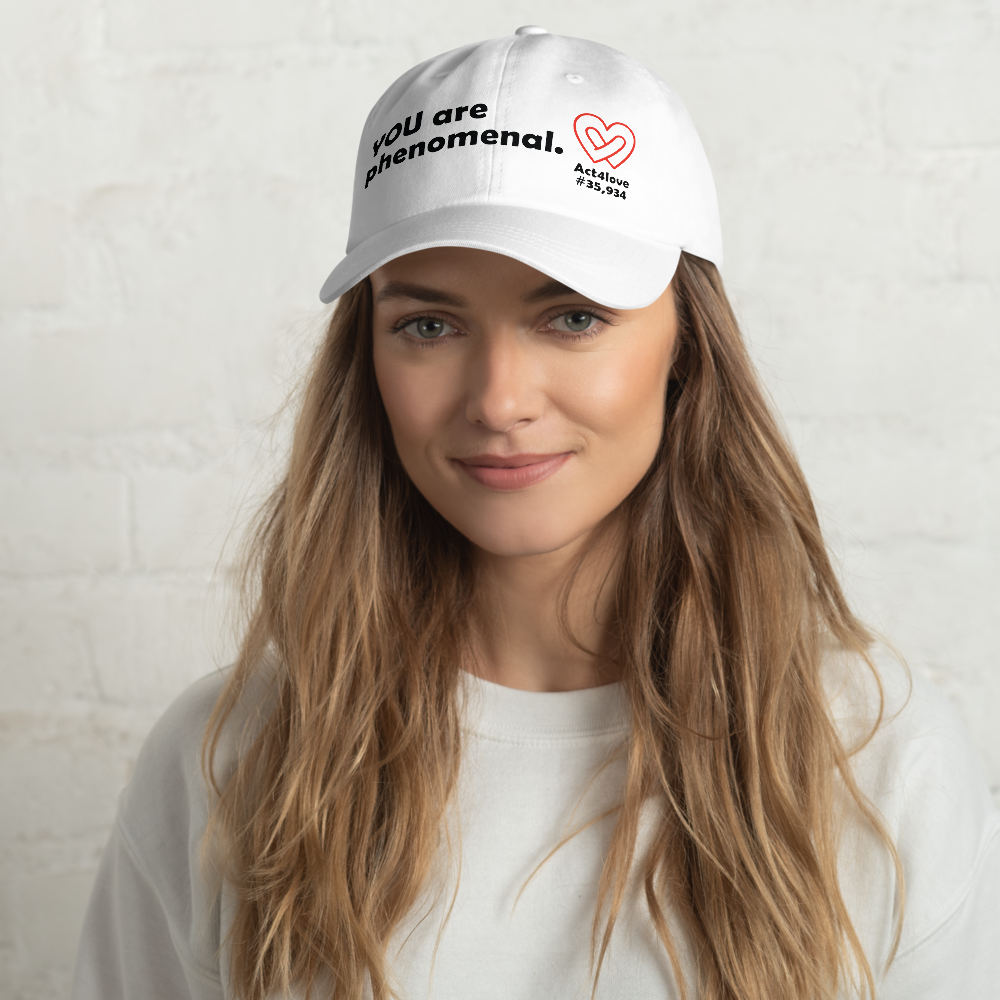 Act4love™ Uplifting Cap – Black Text (Limited Edition)