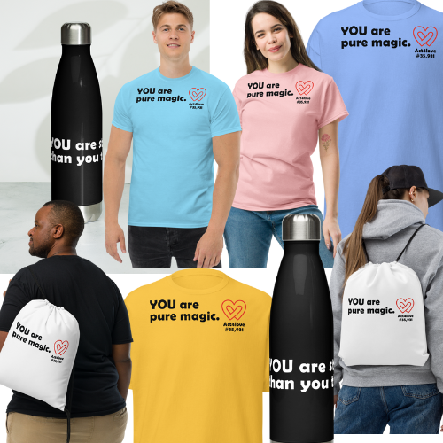 Gold team kit – Shine Together, Inspire Always