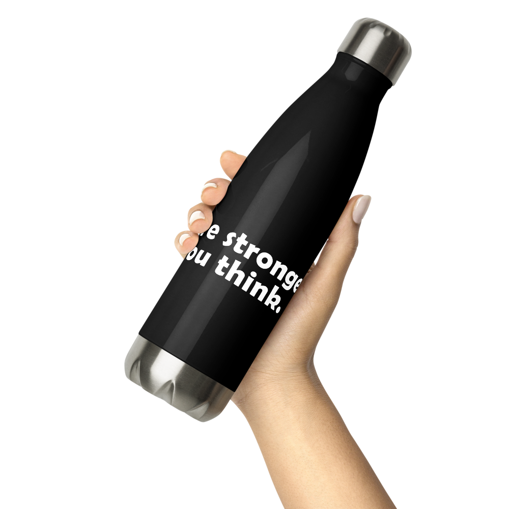 Act4love™ Uplifting Stainless Steel Water Bottle color Black – Limited Edition