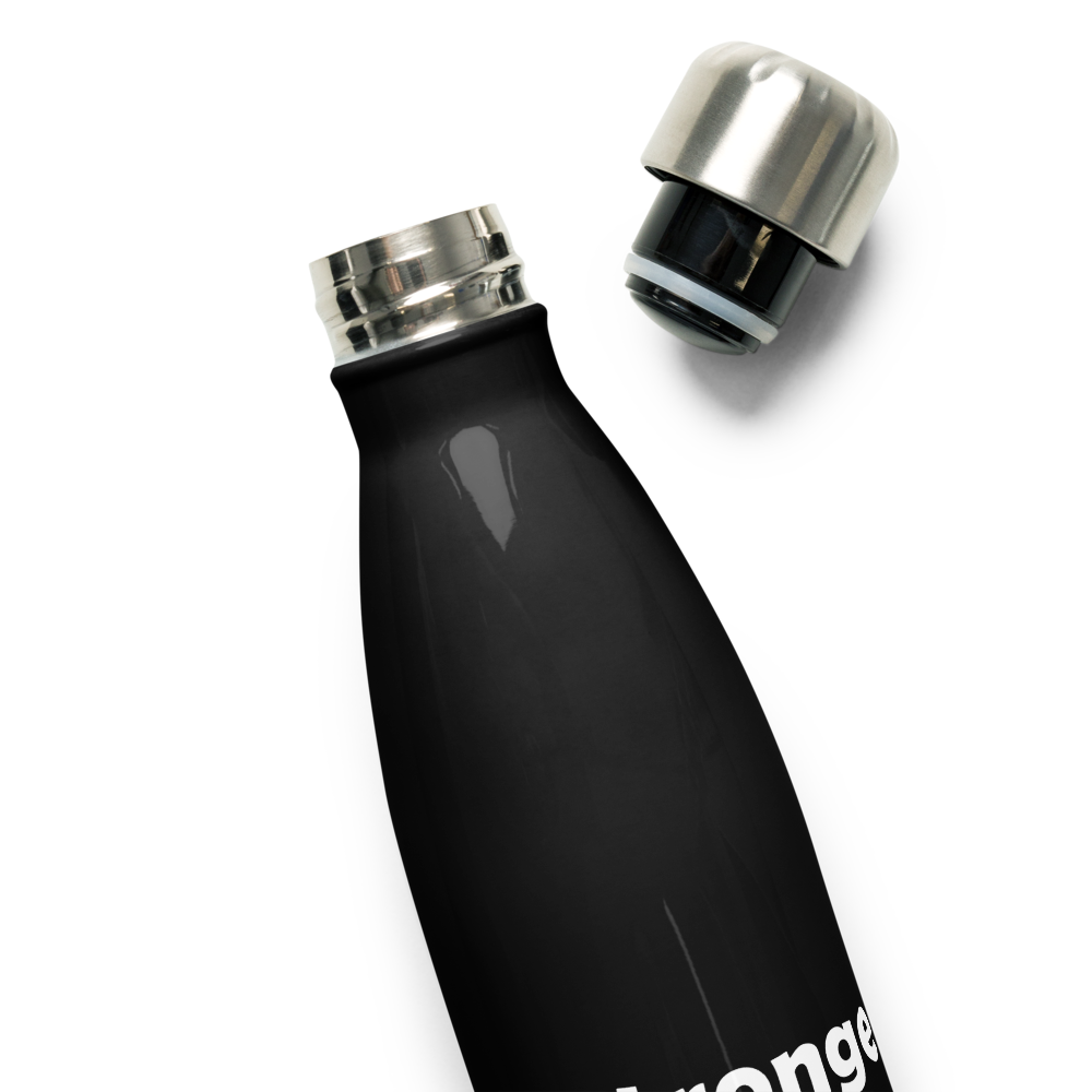 Act4love™ Uplifting Stainless Steel Water Bottle color Black – Limited Edition