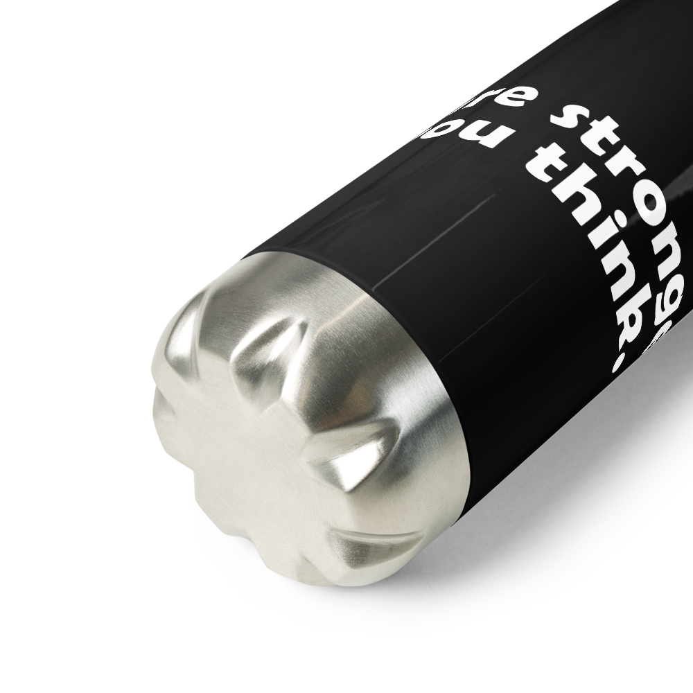 Act4love™ Uplifting Stainless Steel Water Bottle color Black – Limited Edition