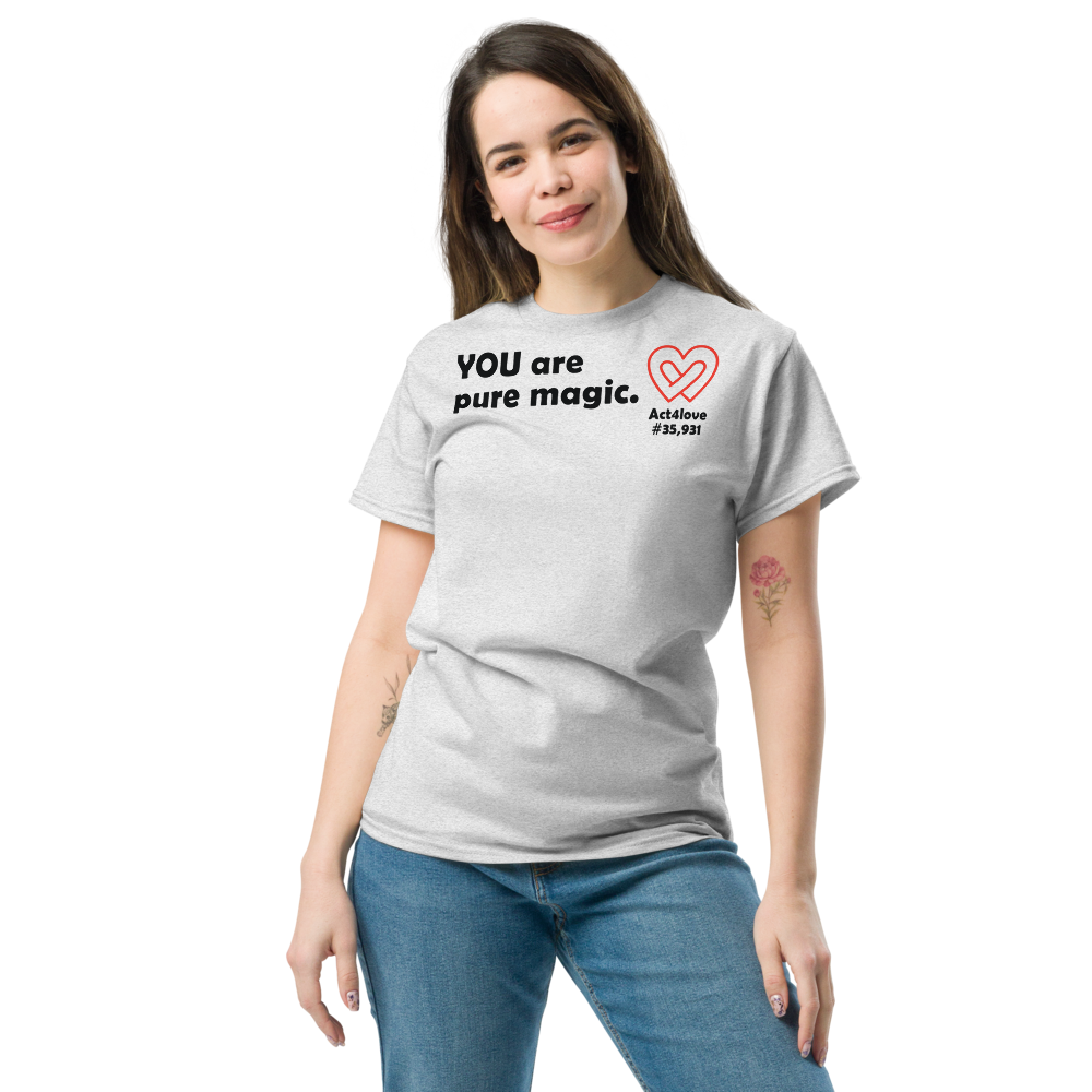 ACT4LOVE™ Uplifting Women Relaxed T-Shirt – Black Text (Limited Edition)