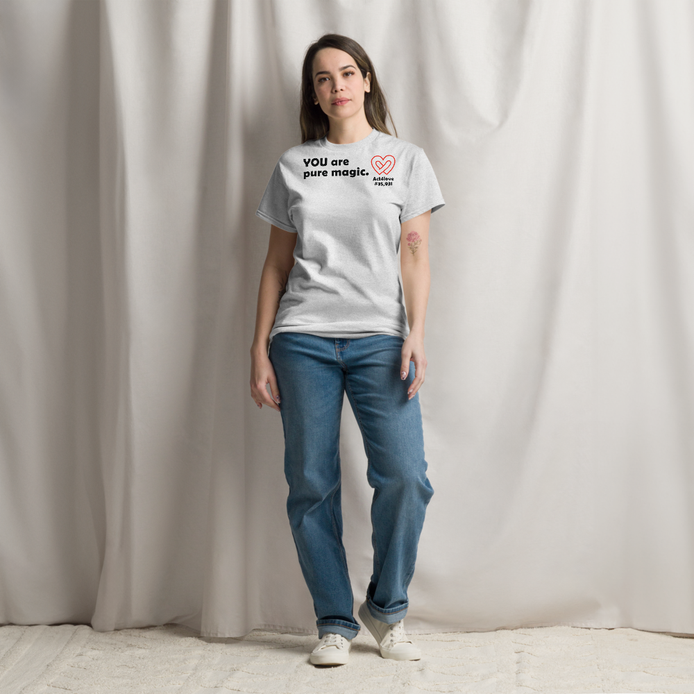 ACT4LOVE™ Uplifting Women Relaxed T-Shirt – Black Text (Limited Edition)