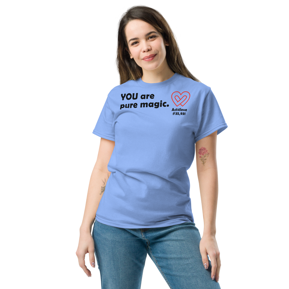 ACT4LOVE™ Uplifting Women Relaxed T-Shirt – Black Text (Limited Edition)