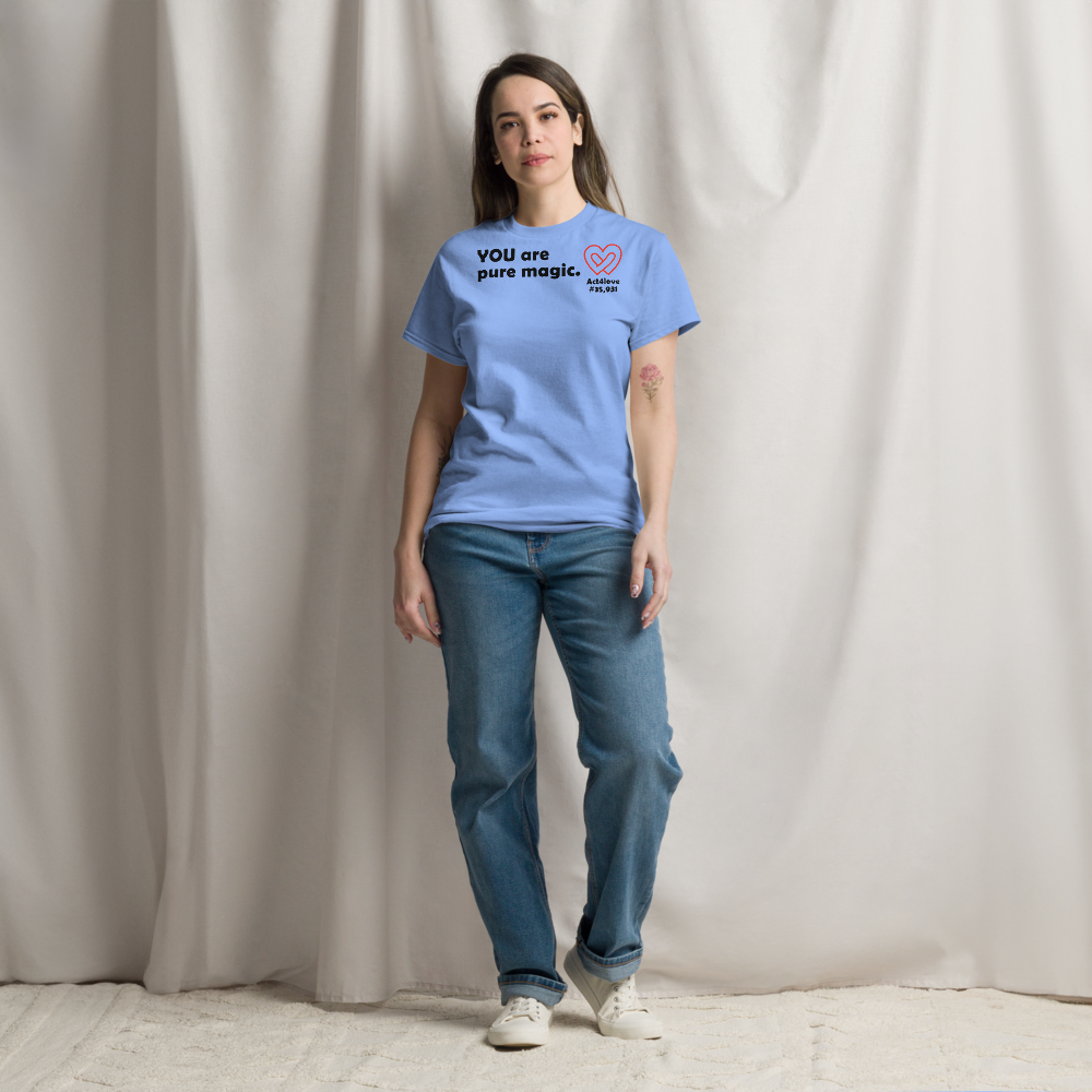 ACT4LOVE™ Uplifting Women Relaxed T-Shirt – Black Text (Limited Edition)