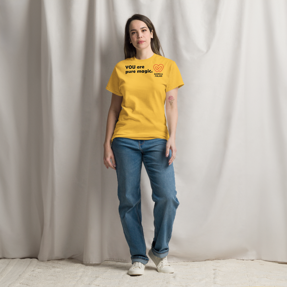 ACT4LOVE™ Uplifting Women Relaxed T-Shirt – Black Text (Limited Edition)