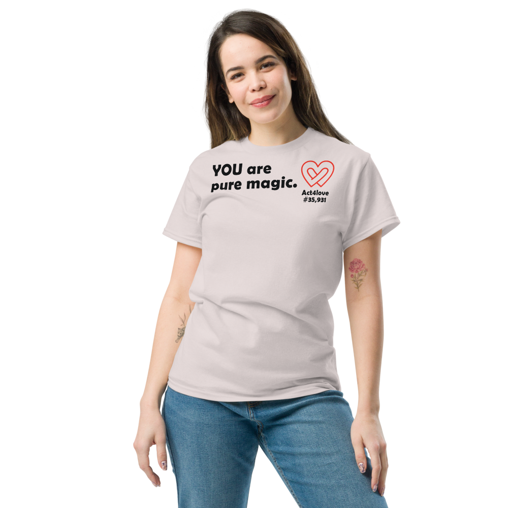 ACT4LOVE™ Uplifting Women Relaxed T-Shirt – Black Text (Limited Edition)