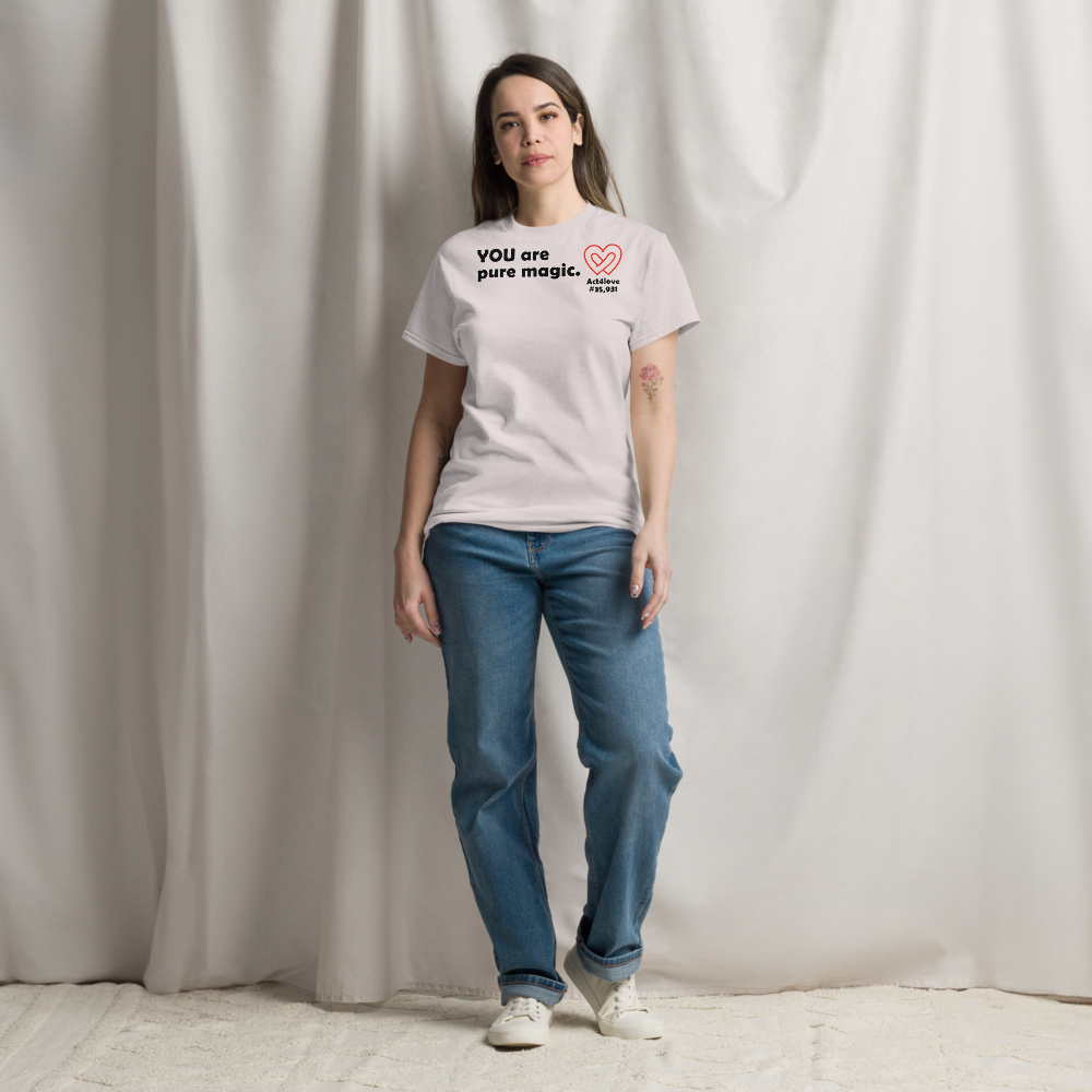 ACT4LOVE™ Uplifting Women Relaxed T-Shirt – Black Text (Limited Edition)