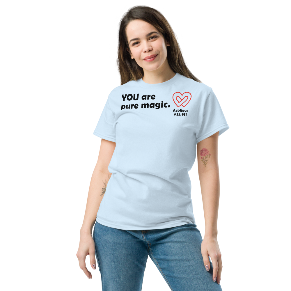 ACT4LOVE™ Uplifting Women Relaxed T-Shirt – Black Text (Limited Edition)