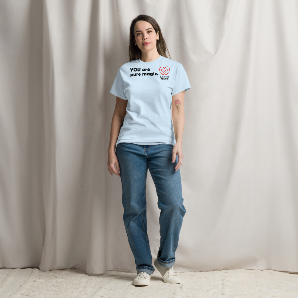 ACT4LOVE™ Uplifting Women Relaxed T-Shirt – Black Text (Limited Edition)