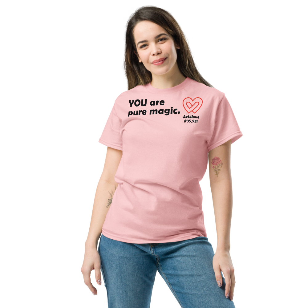 ACT4LOVE™ Uplifting Women Relaxed T-Shirt – Black Text (Limited Edition)