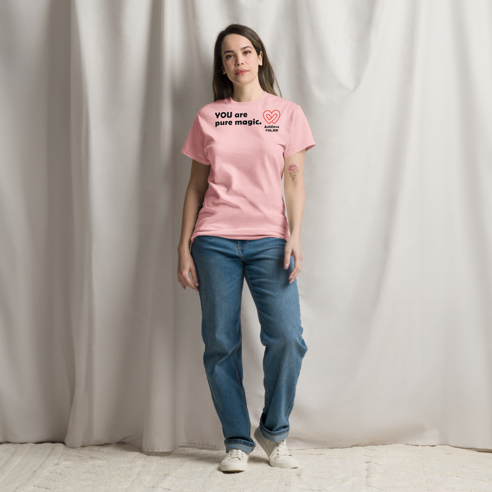 ACT4LOVE™ Uplifting Women Relaxed T-Shirt – Black Text (Limited Edition)