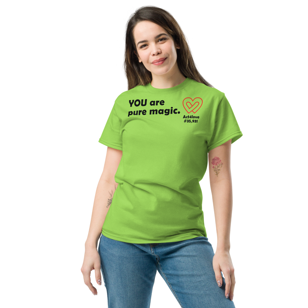 ACT4LOVE™ Uplifting Women Relaxed T-Shirt – Black Text (Limited Edition)