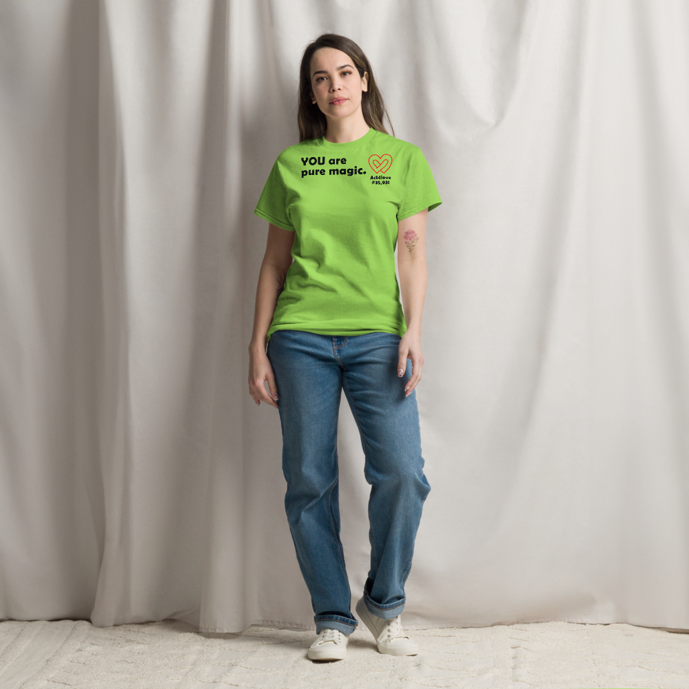 ACT4LOVE™ Uplifting Women Relaxed T-Shirt – Black Text (Limited Edition)