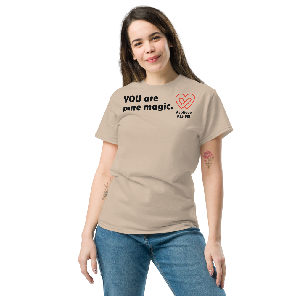 ACT4LOVE™ Uplifting Women Relaxed T-Shirt – Black Text (Limited Edition)