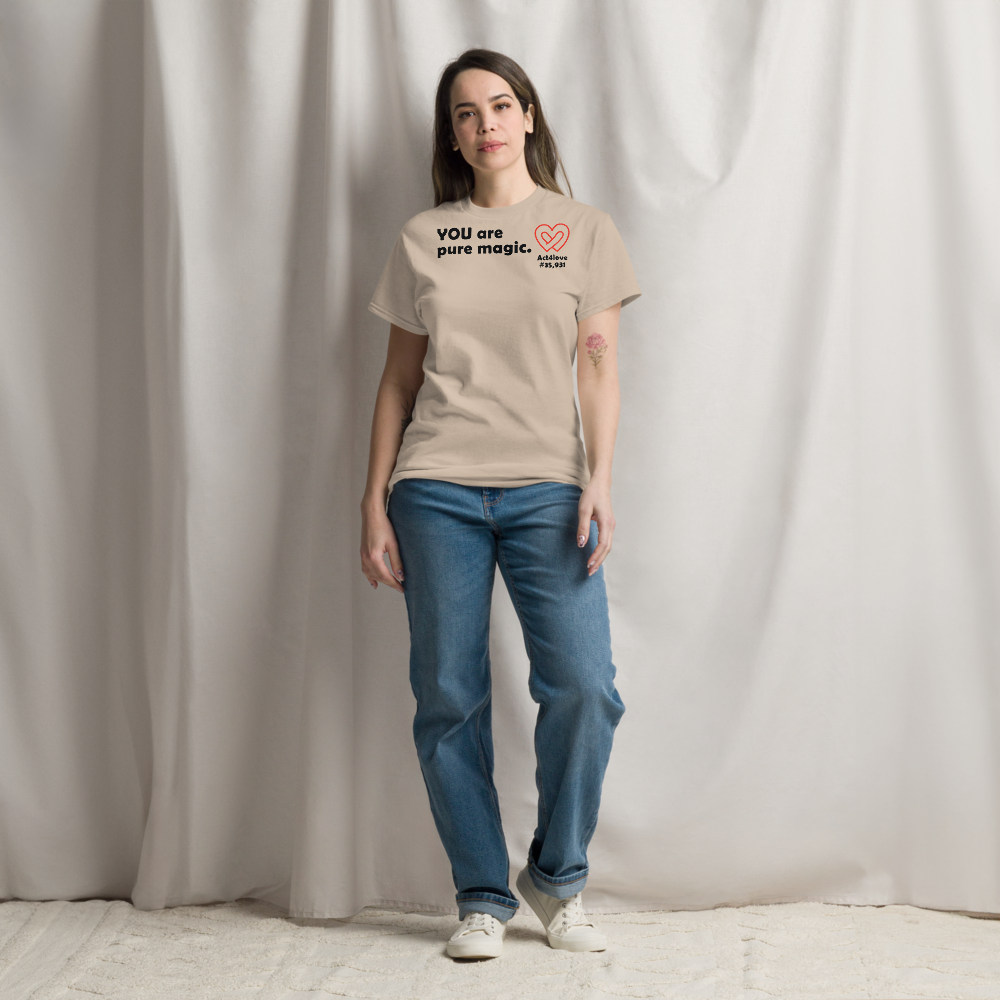 ACT4LOVE™ Uplifting Women Relaxed T-Shirt – Black Text (Limited Edition)