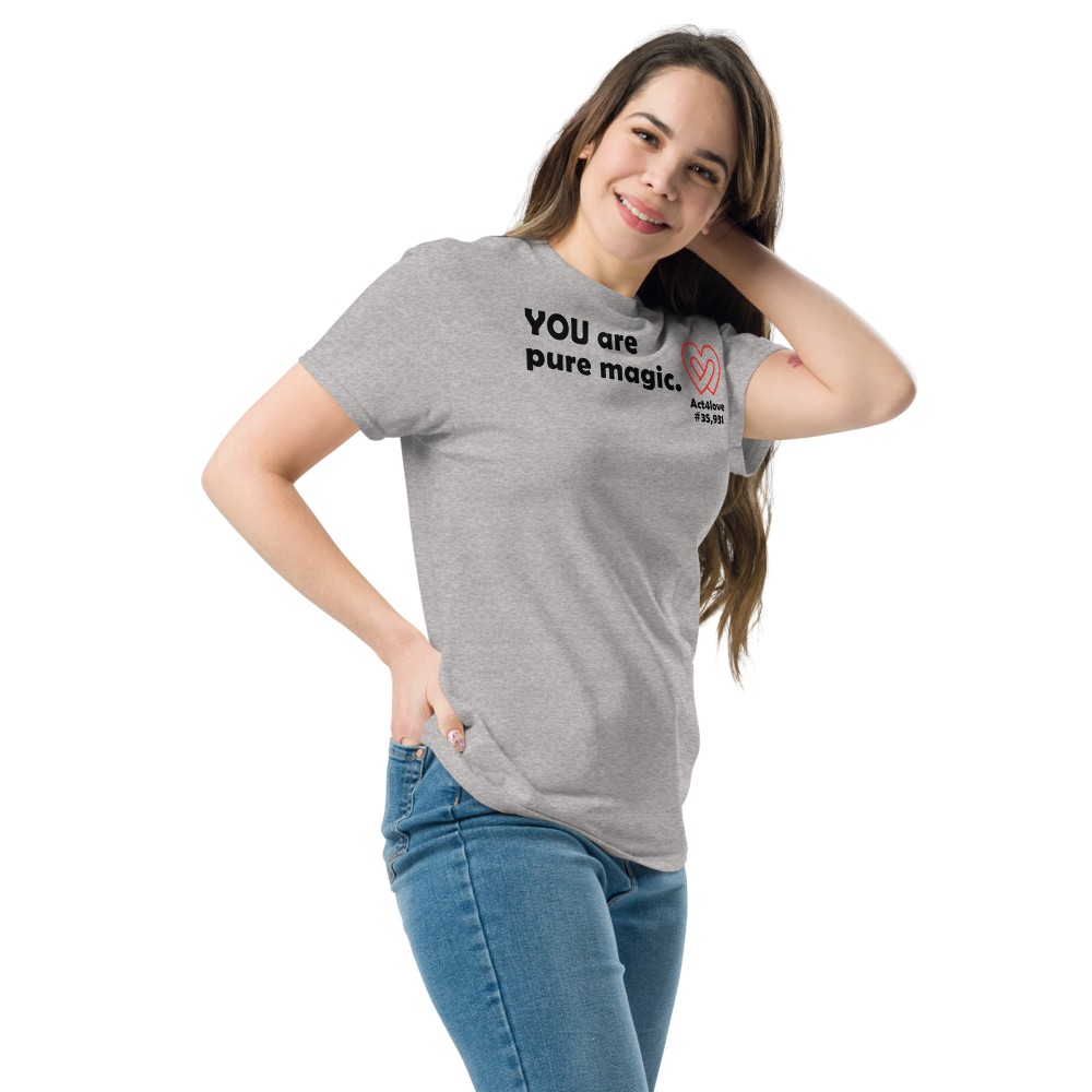 ACT4LOVE™ Uplifting Women Relaxed T-Shirt – Black Text (Limited Edition)