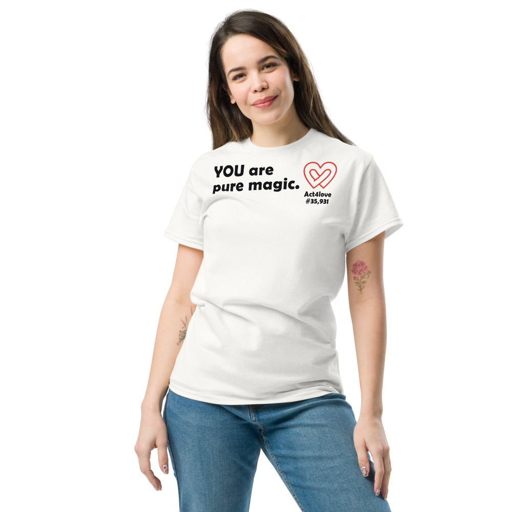 ACT4LOVE™ Uplifting Women Relaxed T-Shirt – Black Text (Limited Edition)
