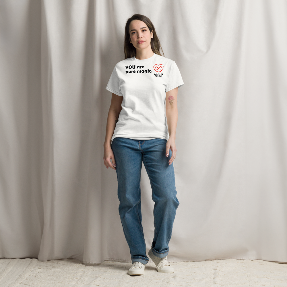 ACT4LOVE™ Uplifting Women Relaxed T-Shirt – Black Text (Limited Edition)