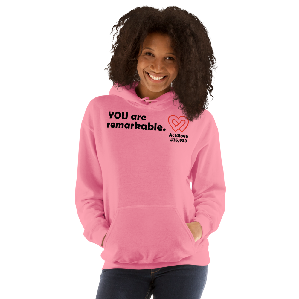 Act4love™ Uplifting Women Hoodie – Black Text (Limited Edition)