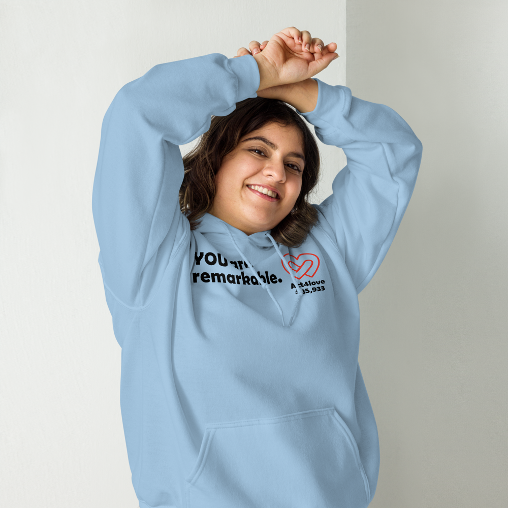 Act4love™ Uplifting Women Hoodie – Black Text (Limited Edition)
