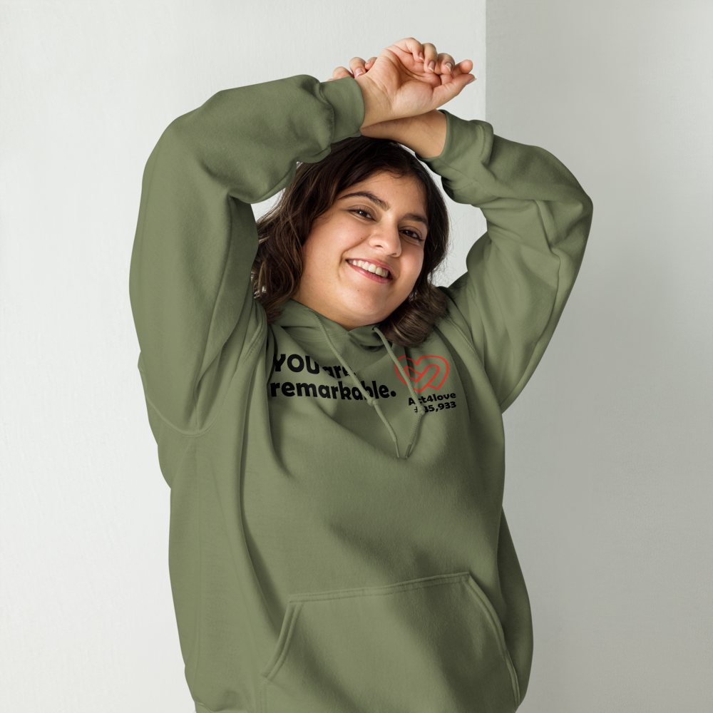 Act4love™ Uplifting Women Hoodie – Black Text (Limited Edition)